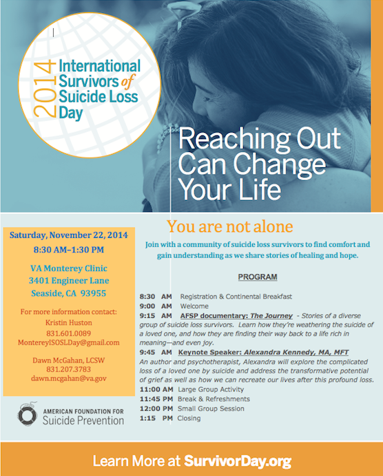 International Survivors of Suicide Loss Day